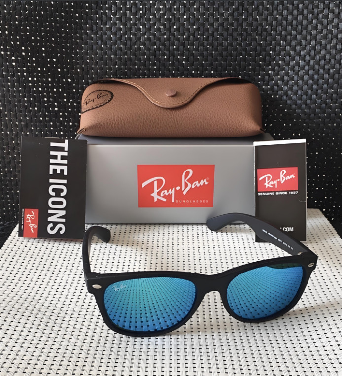 HOT BLUE RB2132 RAY-BAN NEW WAYFARER SUNGLASSES KT-158