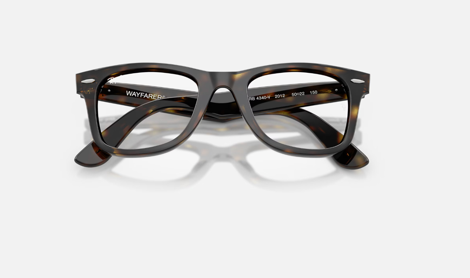 Brand New Ray-Ban Wayfarer Ease RB4340 50-22 Glasses Brown tortoise