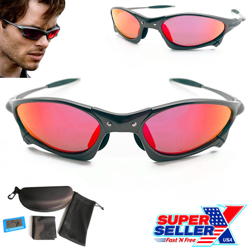 Metal-X Penny Cyclops Sunglasses Polarized Ruby Iridium UV400 Lenses – USA