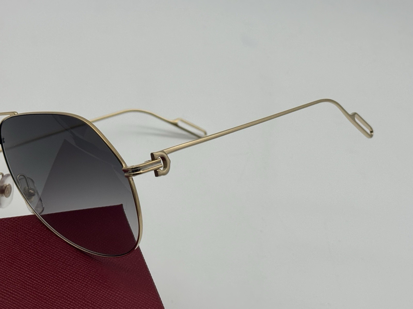 PREMIERE C DE CARTIER PILOT SHAPE RARE SUNGLASSES CT0110S NEW 100% GENUINE $1425