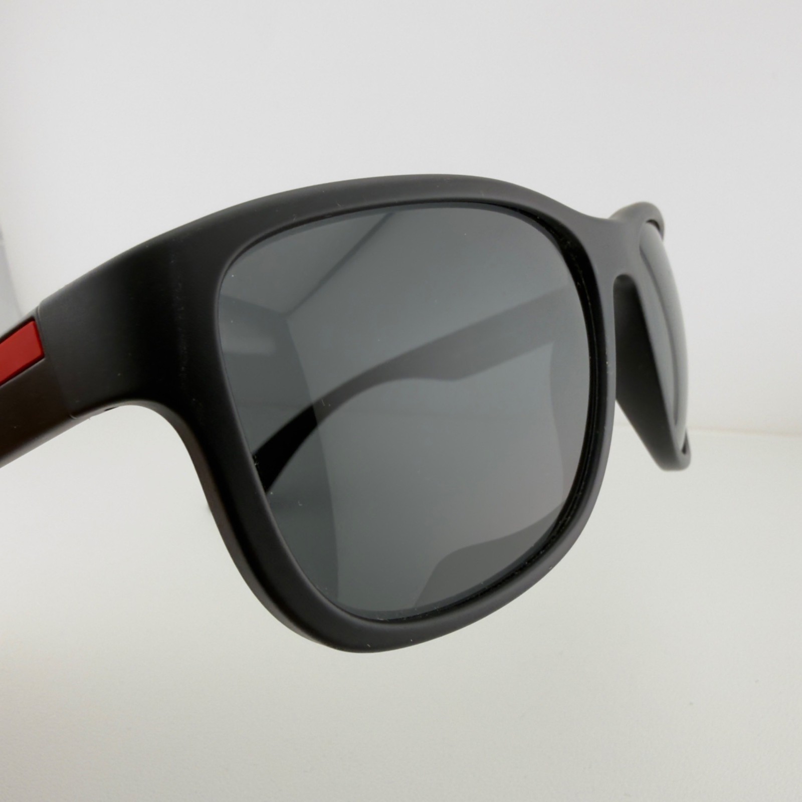 Prada SPS01U Sunglasses Linea Rossa Black Rubber 59 19 145 READ