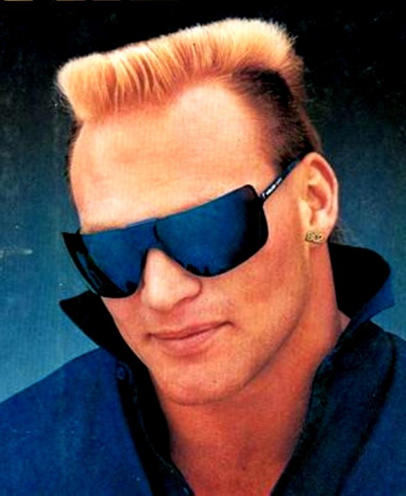 🇺🇸 1980’s Gargoyle Sunglasses 85MM – 44 Blue’s, Brian Bosworth / The – Boz !!