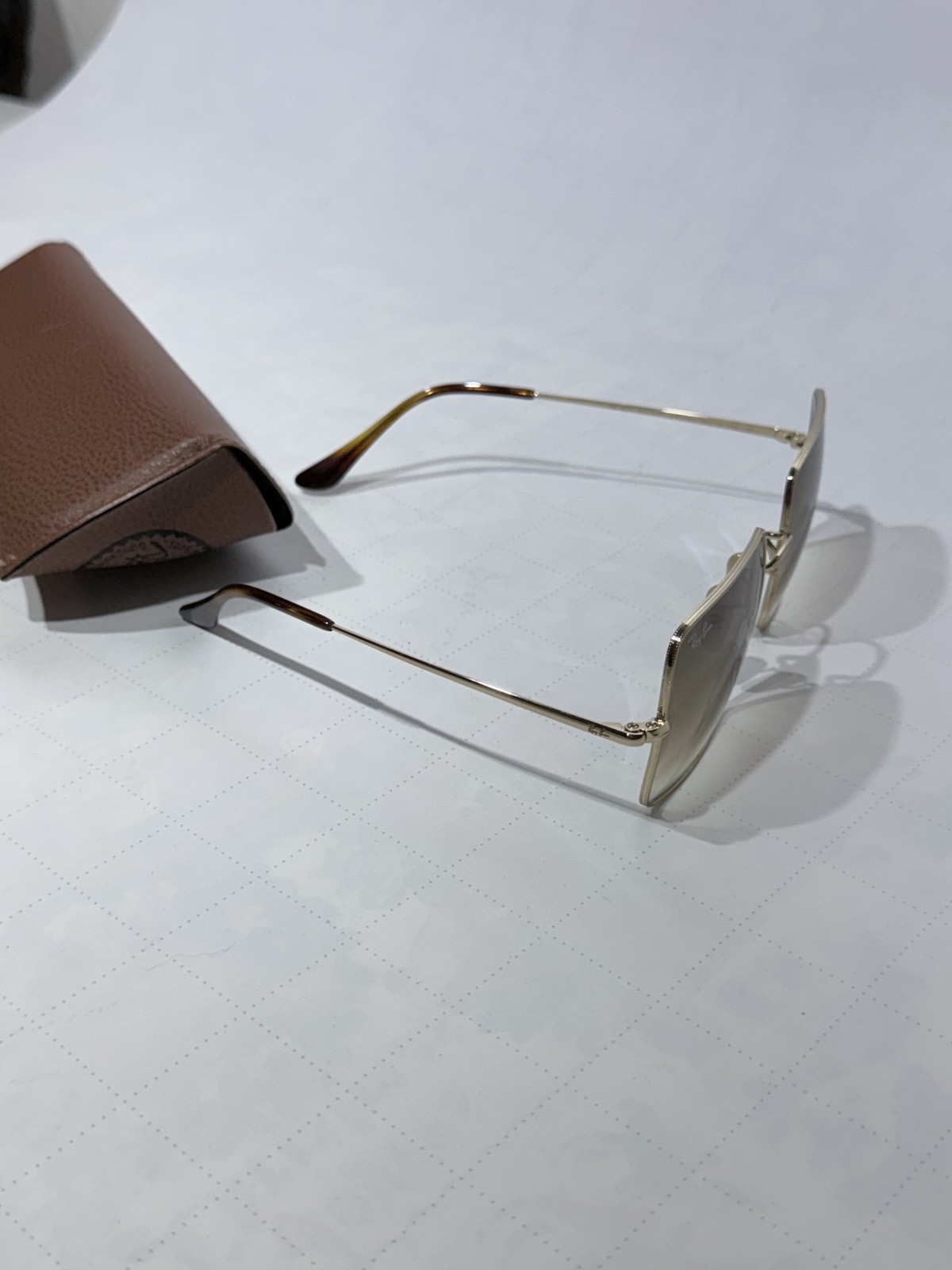 Ray-Ban 54mm Brown Gradient Square Sunglasses