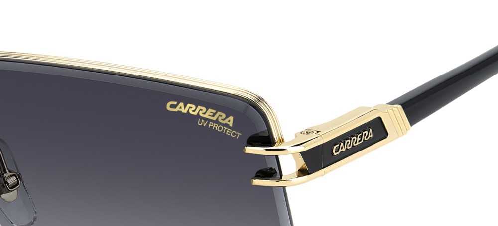 Carrera 1070/S BLACK ON GOLD/GREY SHADED 60/17/145 Men’s Sunglasses