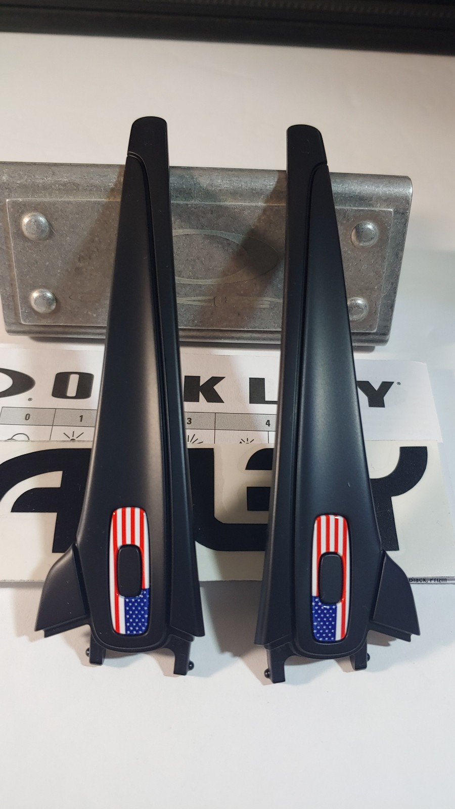 New Oakley Fuel Cell OO9096 • USA Stems w Flag Icons & USA Microbag + Decal