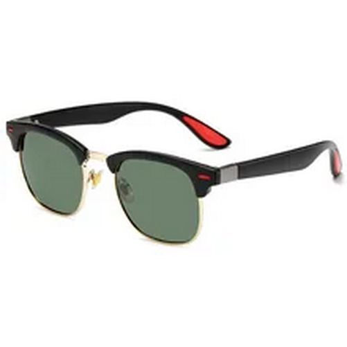 Classic Retro Rivet Polarized Sunglass Men Fashion Accessory Plastic Eyewear 1pc