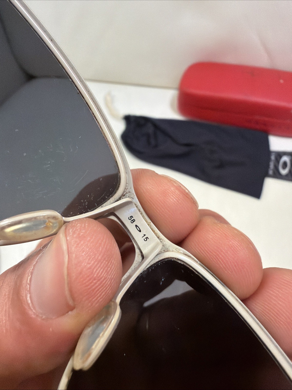Oakley Tincan Polarized Sunglasses AS SEEN SEE PHOTOS AND DETAILS