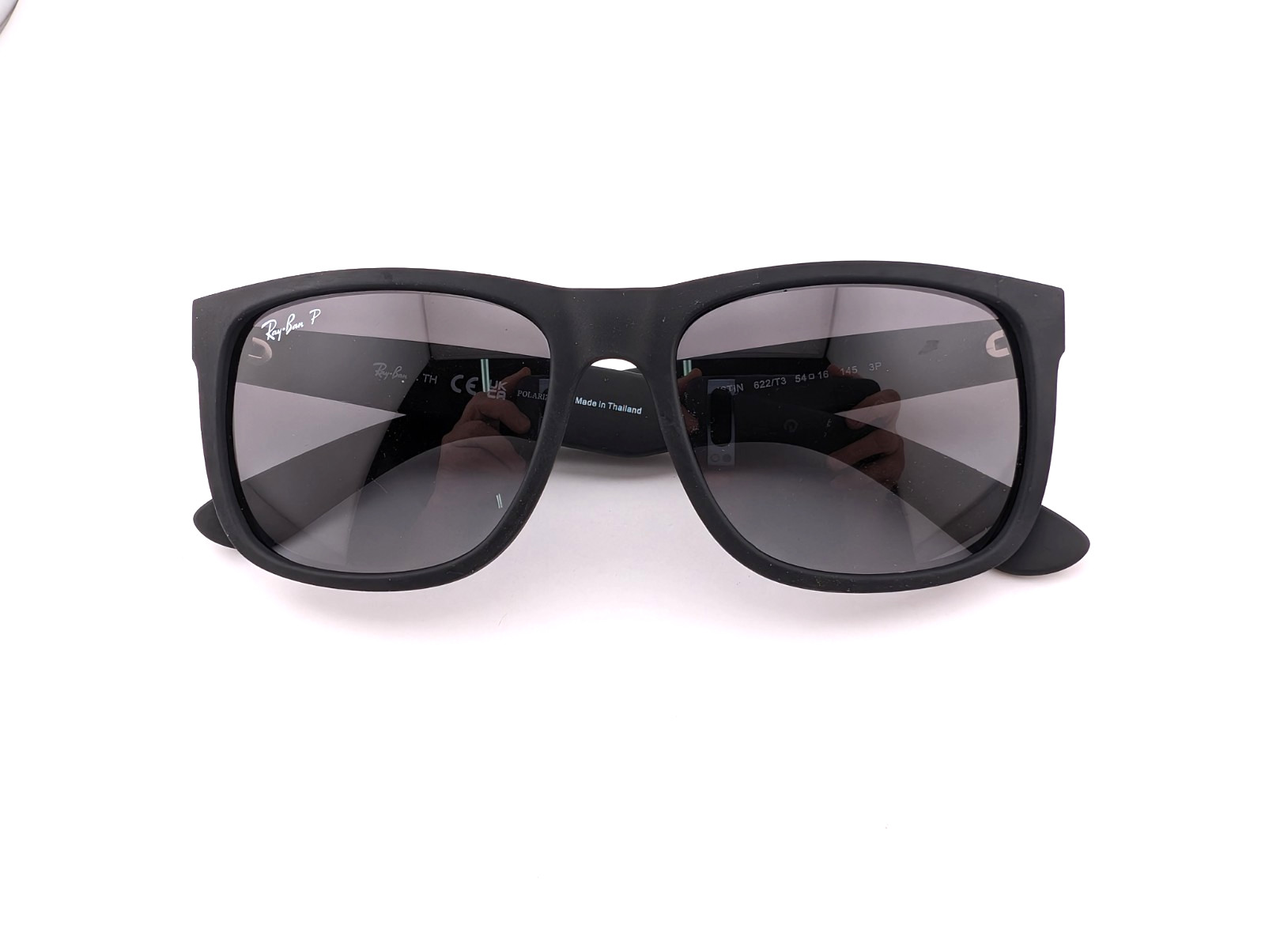 Ray-Ban Sunglasses, Polarized Lenses, Justin RB 4165 622/T3, 54-16-145, Thailand