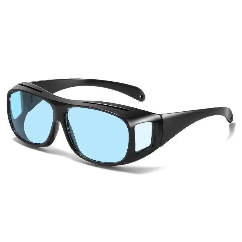 Night Vision Pro Driving Glasses Anti-Glare Polarized Wear Over Yellow Lens A