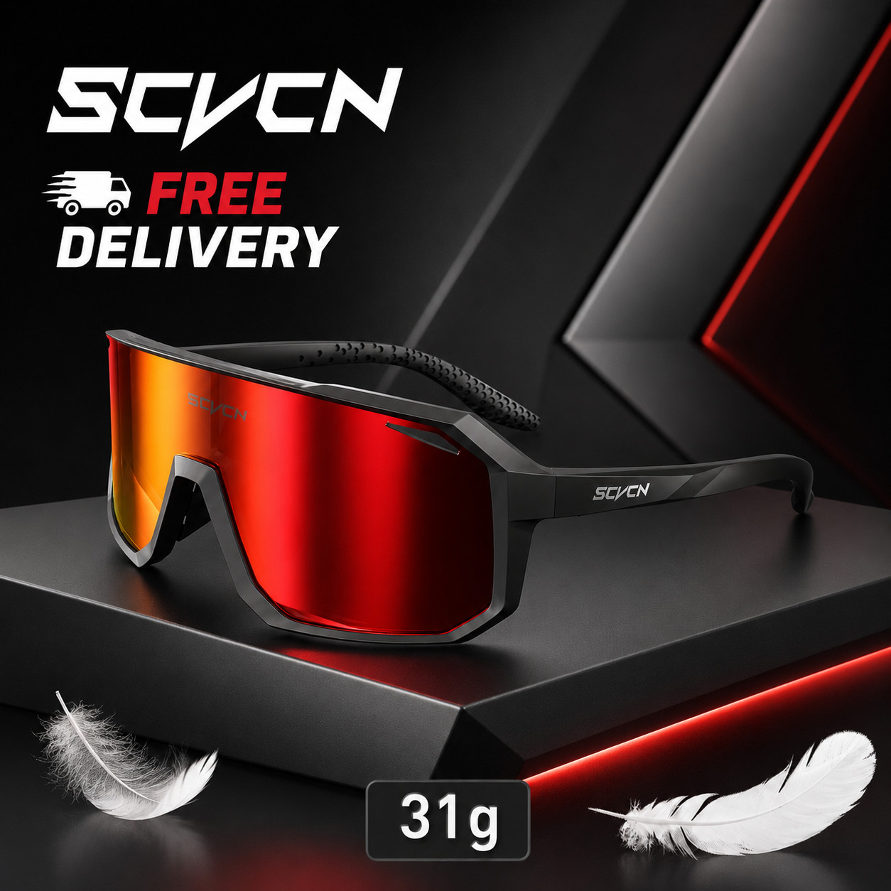 UV400 Cycling Sunglasses Men Women Sports Bike Running Driving Hiking Glasses