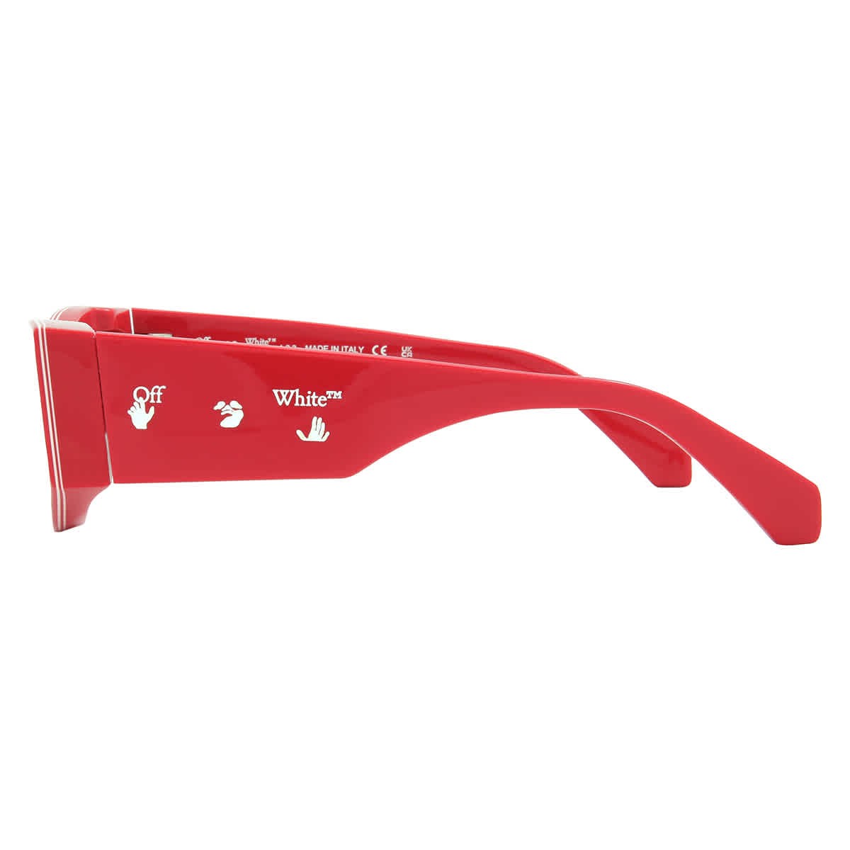 Off-White Andy Dark Grey Irregular Unisex Sunglasses OERI047 2507 57