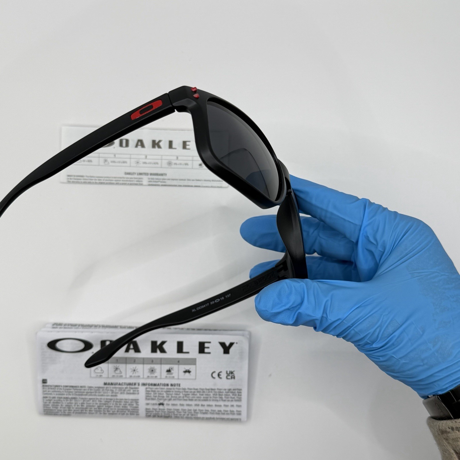 Oakley Holbrook XL OO9417 sunglasses black frame gray Prizm lenses