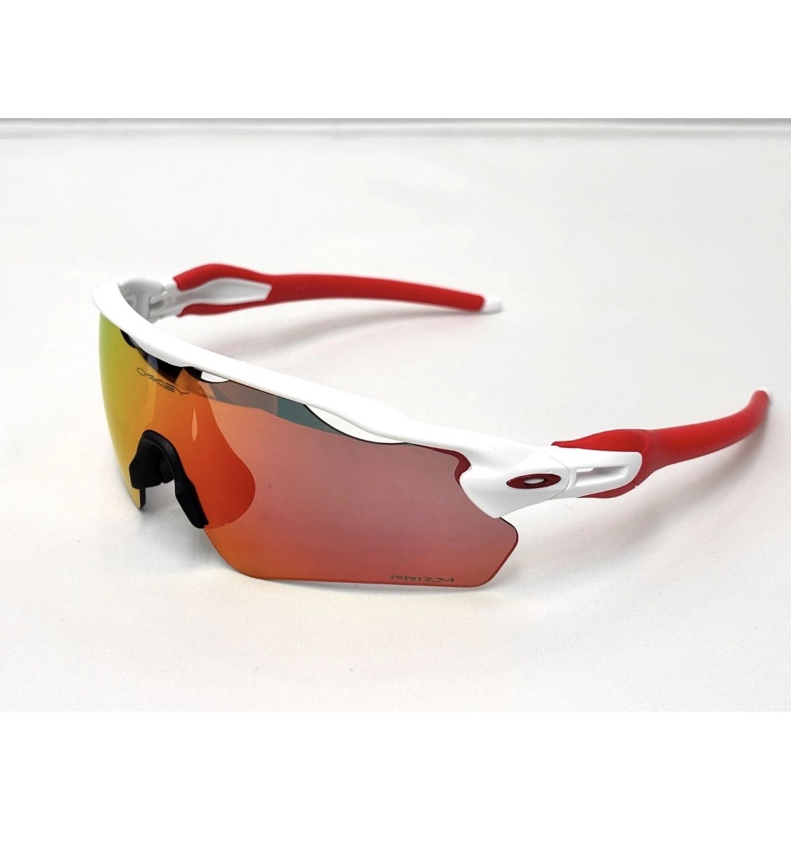 NEW* Oakley RADAR EV PATH White Red Bike w PRIZM ROAD Sunglass OO9208-05