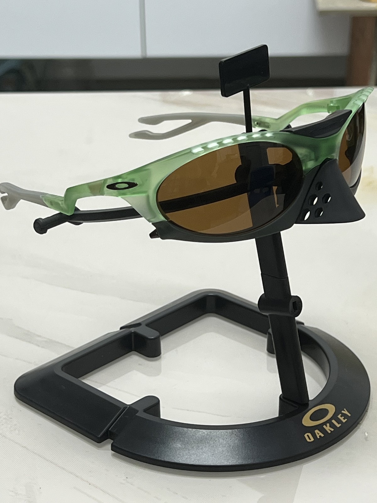 Oakley PLANTARIS Sunglasses OO9437-0363 Matte Transparent Fern W/ PRIZM Tungsten