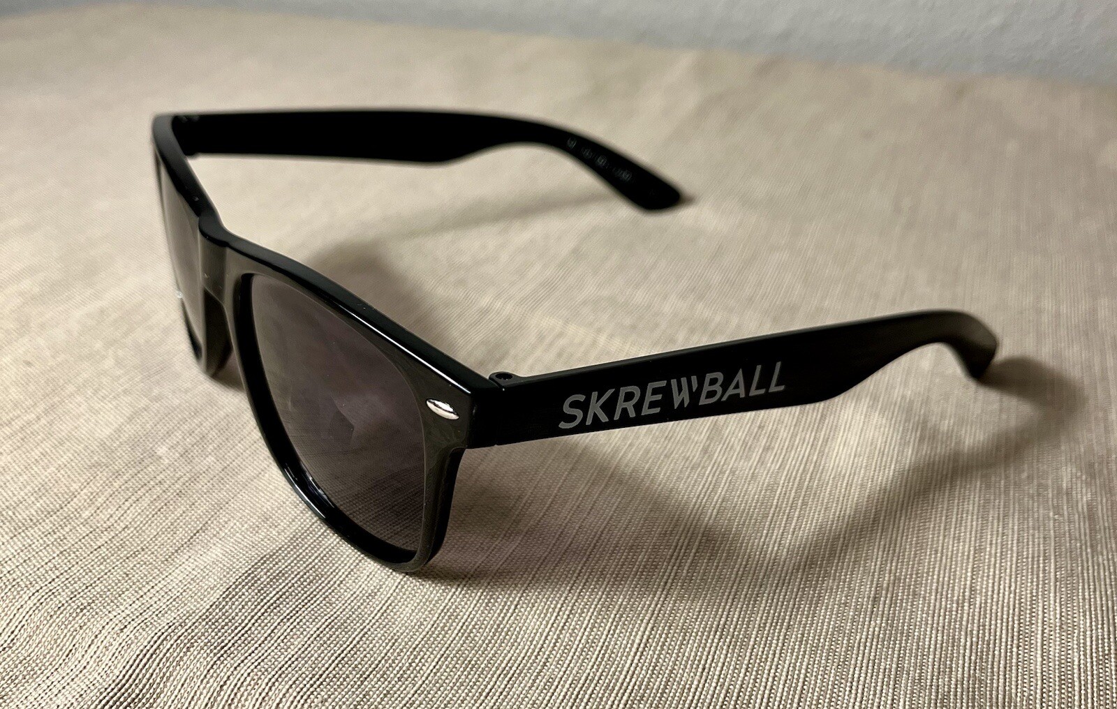 SKREWBALL Whiskey Branded Black Sunglasses With UV Protection *BRAND NEW*