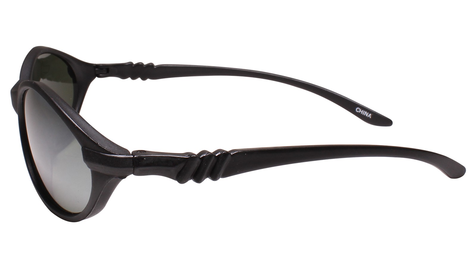 Small Low Profile Lightweight Cycling Running Wrap Sport Matte Black Sunglasses