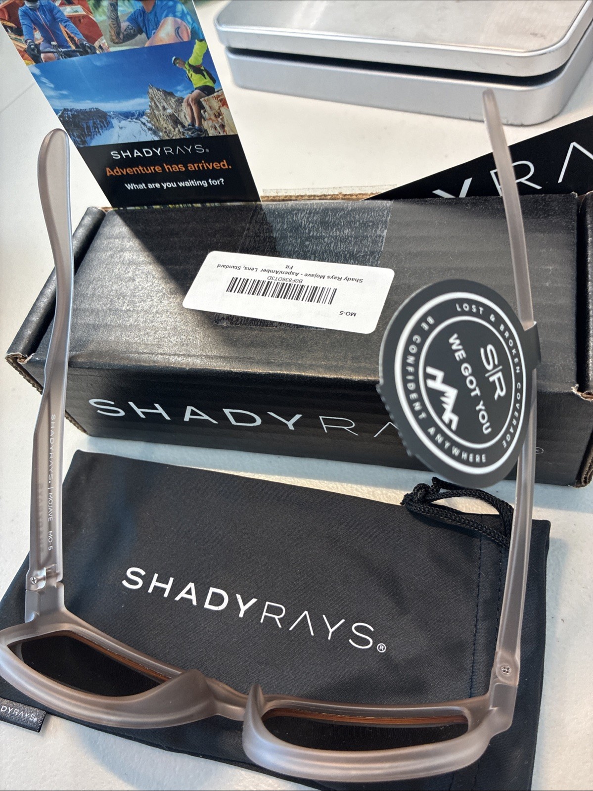 Shady Rays Sunglasses NEW Mojave Aspen/Amber Standard Fit