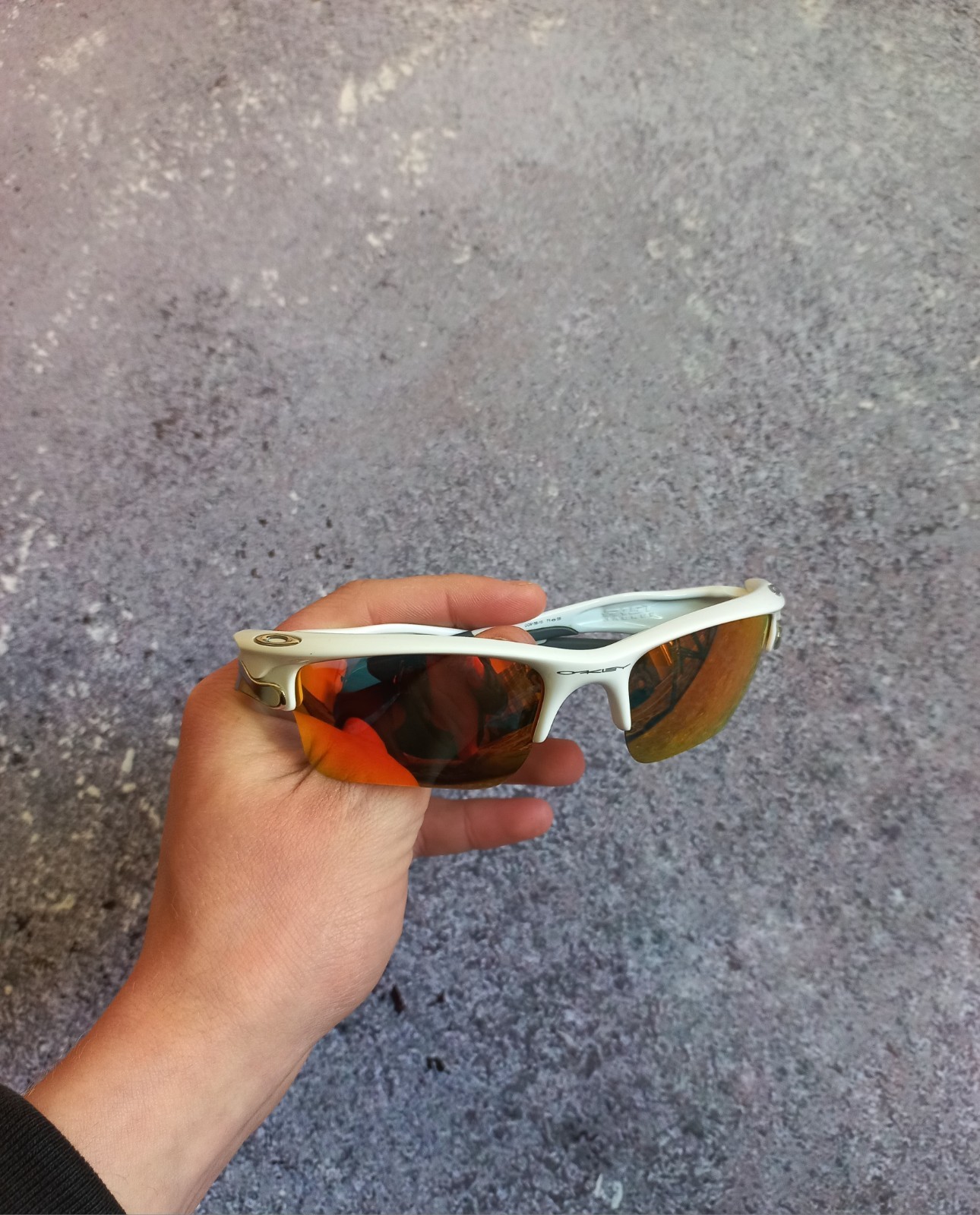 Custom Oakley Fast Jacket Sunglasses with Polarized and Non-Polarized Lenses