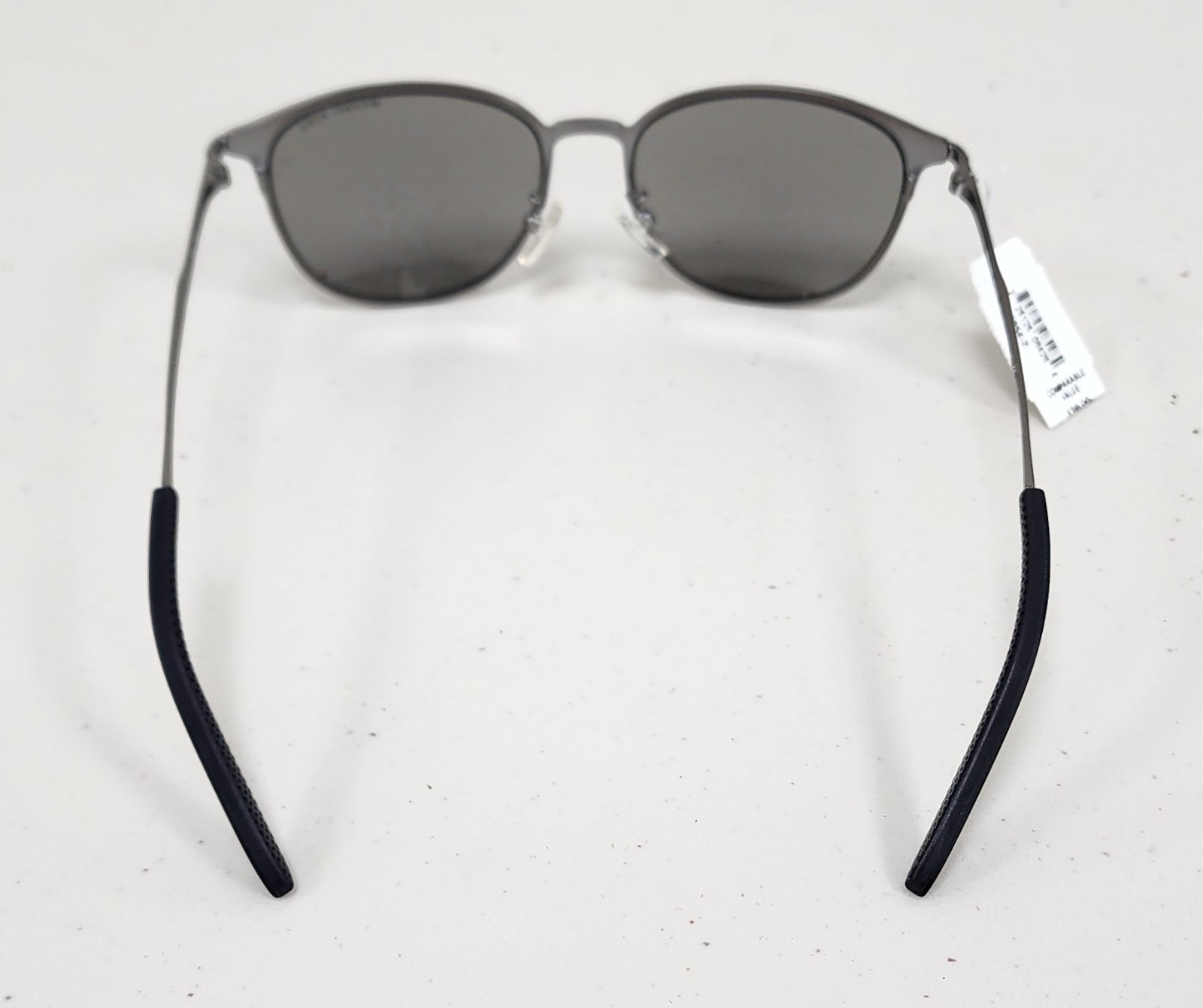Michael Kors Men’s Caden MK1059 Printed Round Matte Gunmetal Sunglasses NWT