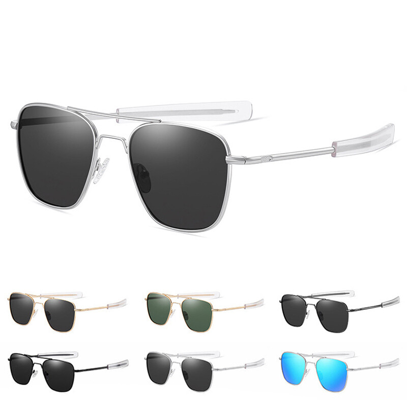 Polarized Sports Sunglasses Men Women Cycling Fishing Golf Metal Frame Shades