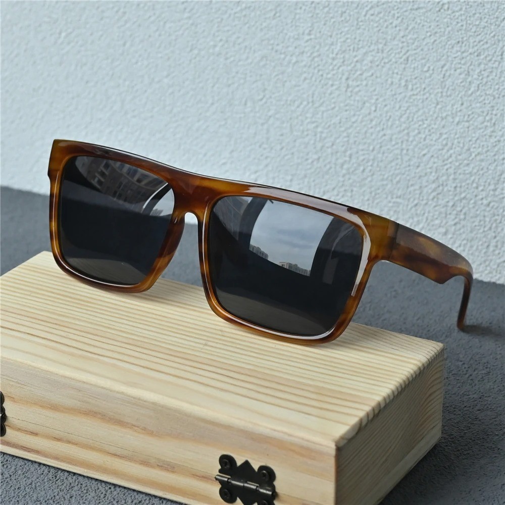 165mm Oversized Black Polarized Sunglasses Men Large Huge Sun Glasses for Male