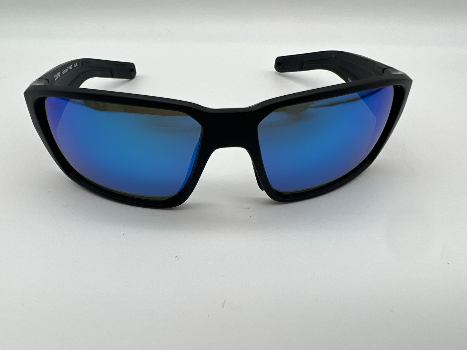 NEW Costa Del Mar FANTAIL PRO Polarized Sunglasses Matte Black/ Blue Glass 580G