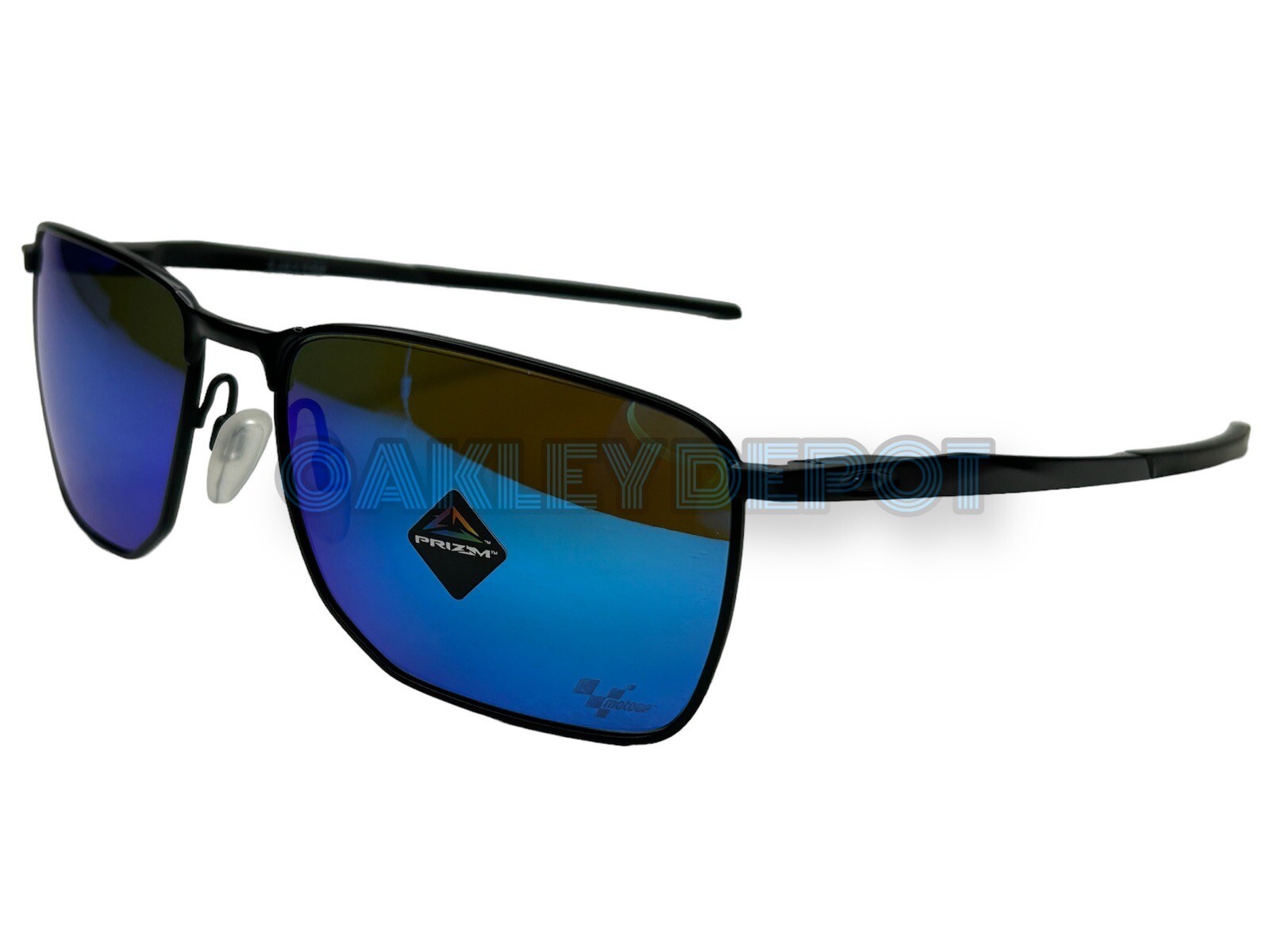 ✅🕶️ OAKLEY EJECTOR 004142 MOTO GP MATTE BLACK /PRIZM SAPPHIRE SUNGLASSES (13)