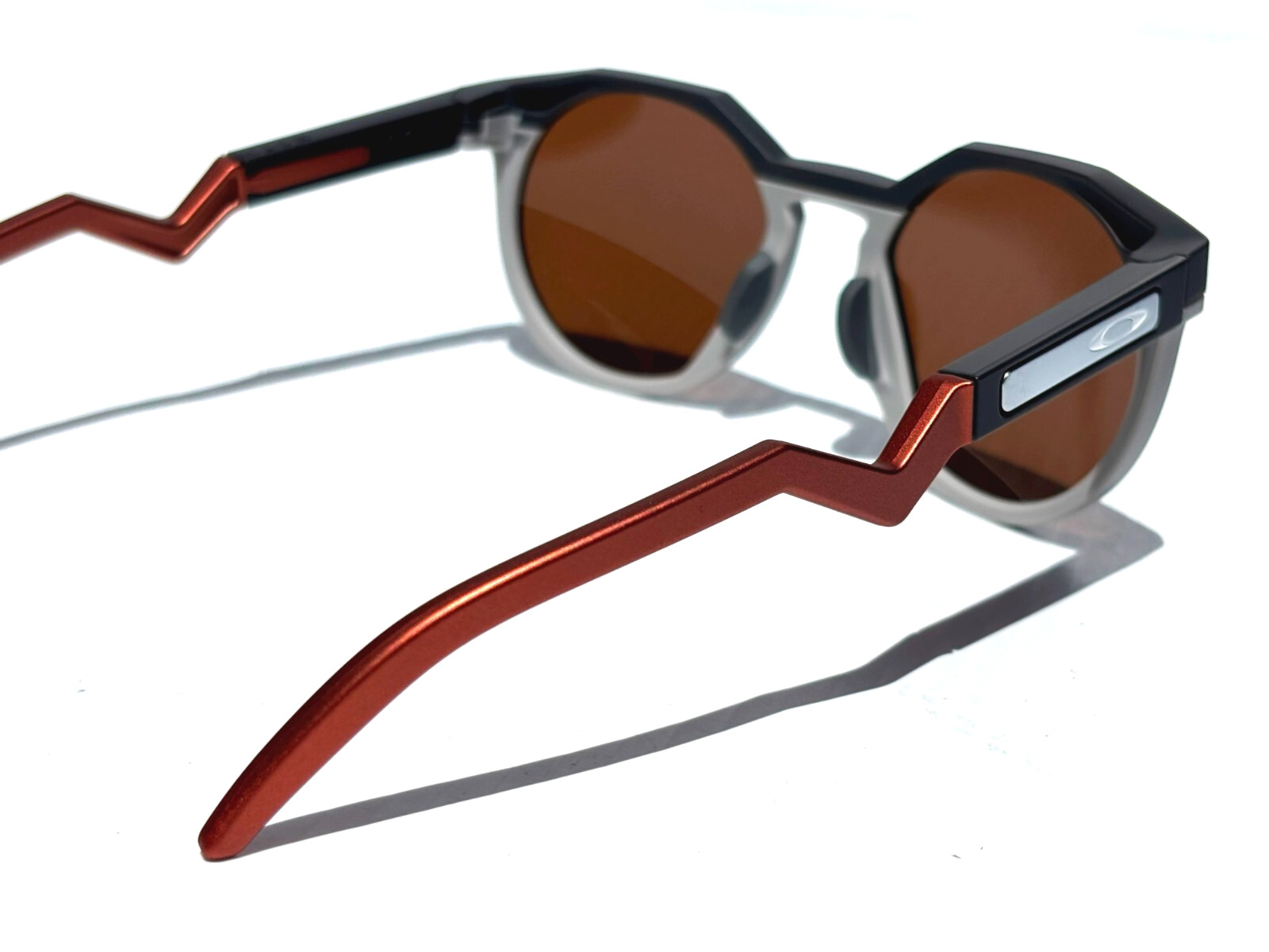 NEW Oakley HSTN Matte Carbon PRIZM Tungsten Brown Lens Sunglass 9242-06