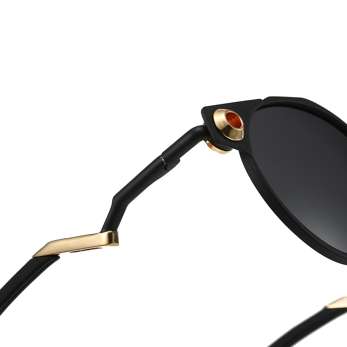 Metal Polarized Sunglasses Futuristic Design for Outdoor Cycling Sports Travel