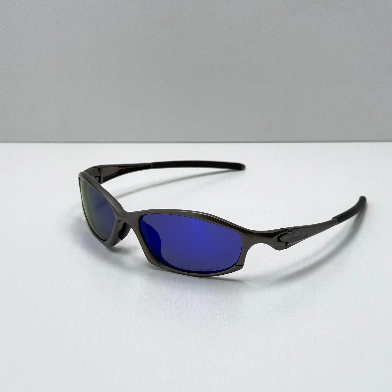 Oakley Hatchet X-Metal Sunglasses Purple Polarized Lens Vintage Y2K