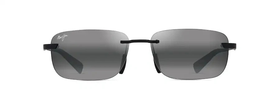 Maui Jim Lanakila PolarizedPlus2 Sunglasses – Black Titanium Frame w Grey Lenses