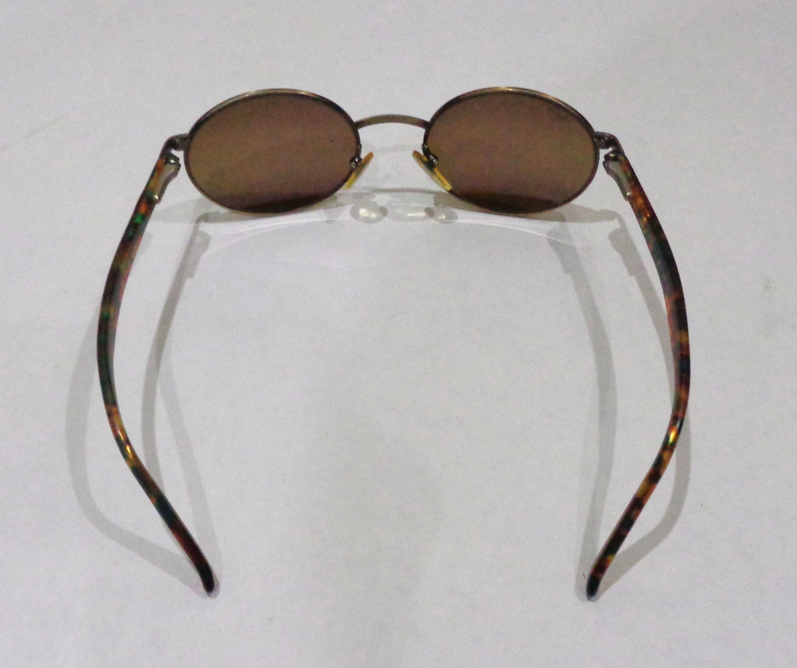MAUI JIM MJ166-16 Oval Sports Brown Metal Tortoise Polarized Sunglasses JAPAN
