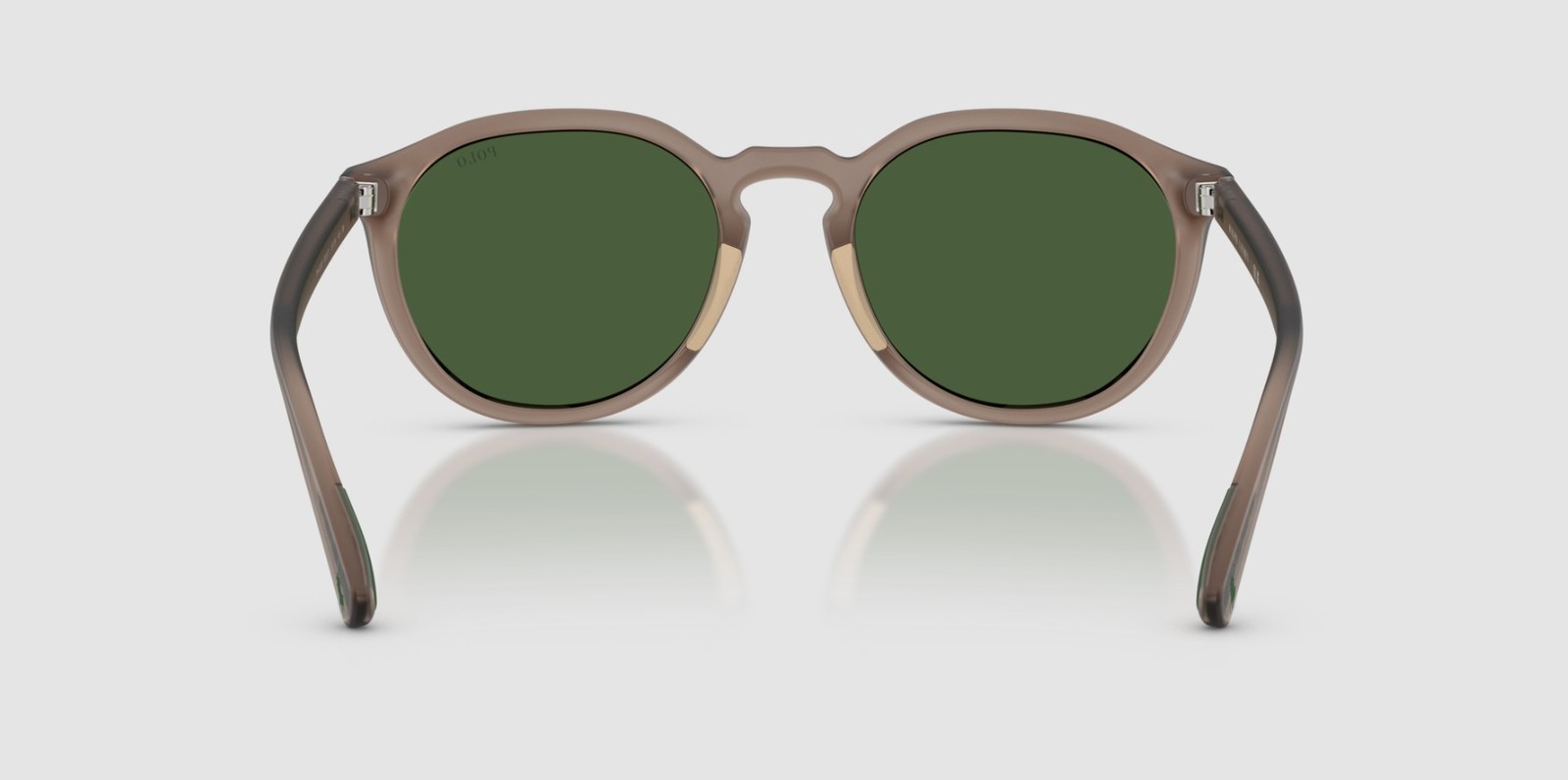 POLO PH4232U 631371 Matte Transparent Brown Bottle Green 53 mm Men’s Sunglasses