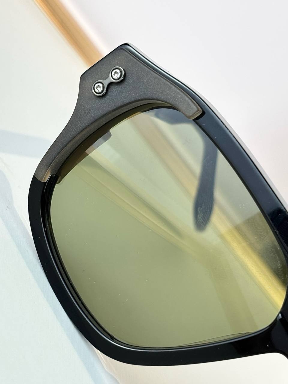 AKONI Gun Cat 3 Sunglasses 55□18-148 Black Brown Frame Made in Japan Luxury