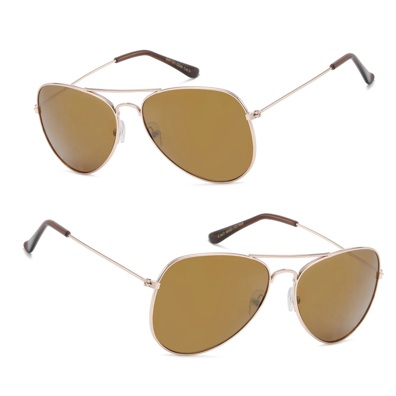 Gold Frame Lens Metal Aviator Sunglasses For Women Men Vintage Sports Driving