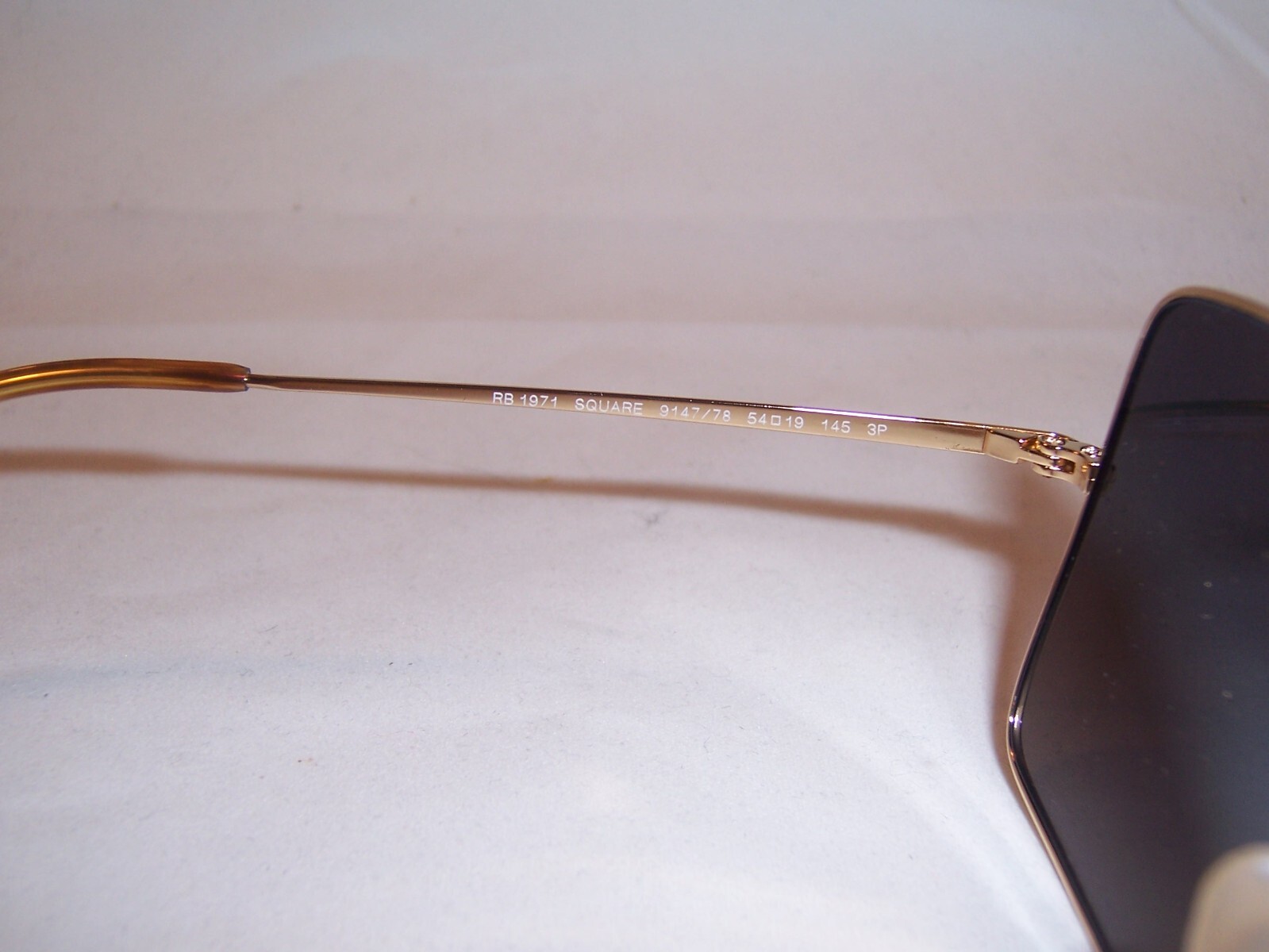 New RAY BAN Sunglasses RB 1971 914778 GOLD/BLUE GREY POLARIZD 54mm AUTHENTIC