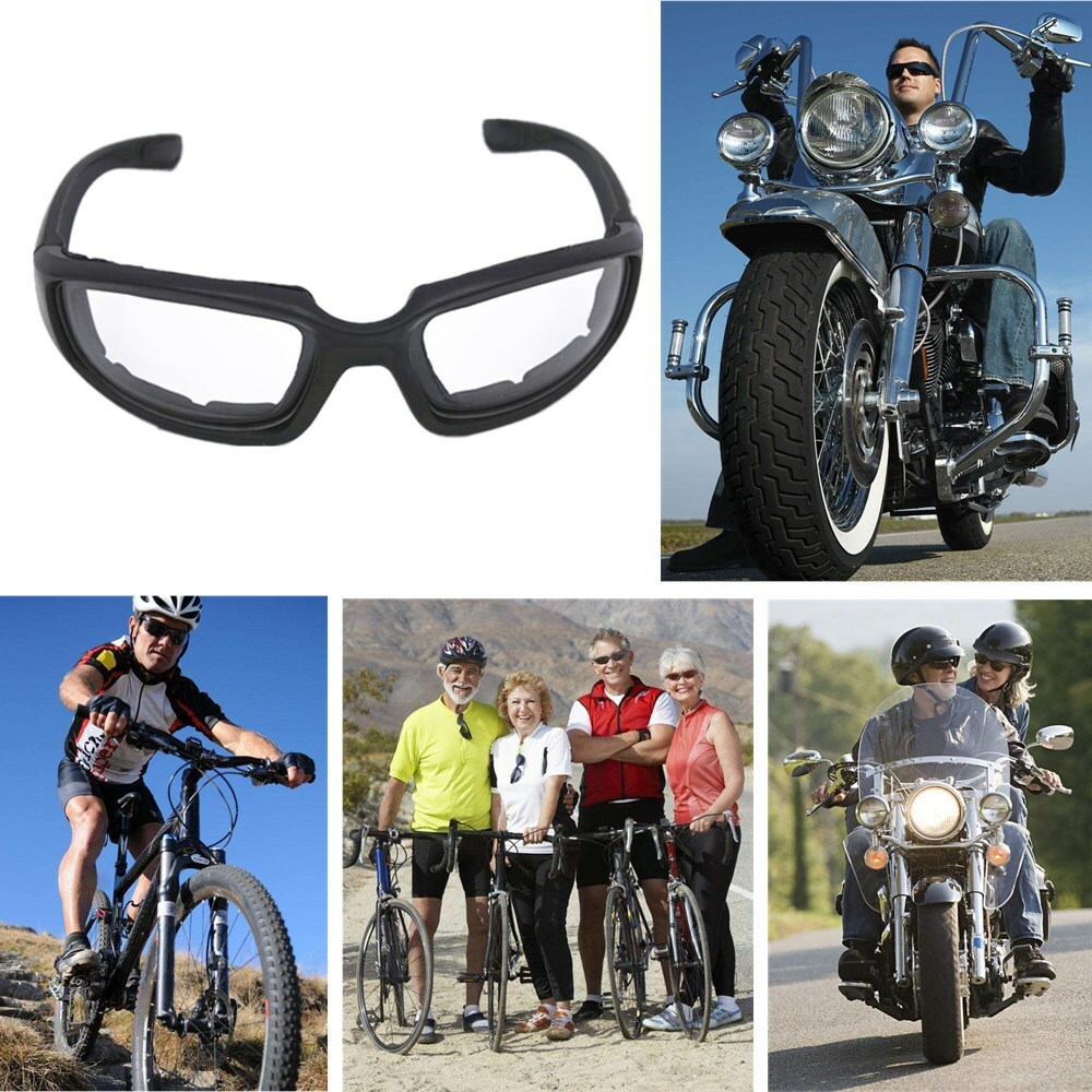 Riding Glasses Clear Lens Wind Resistant Anti Fog Len Sunglasses Motorcycle Bike