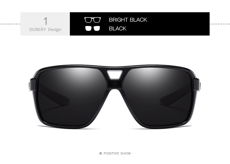 DUBERY Mens Polarized Sunglasses Outdoor Sports Driving Fishing Shades Glasses