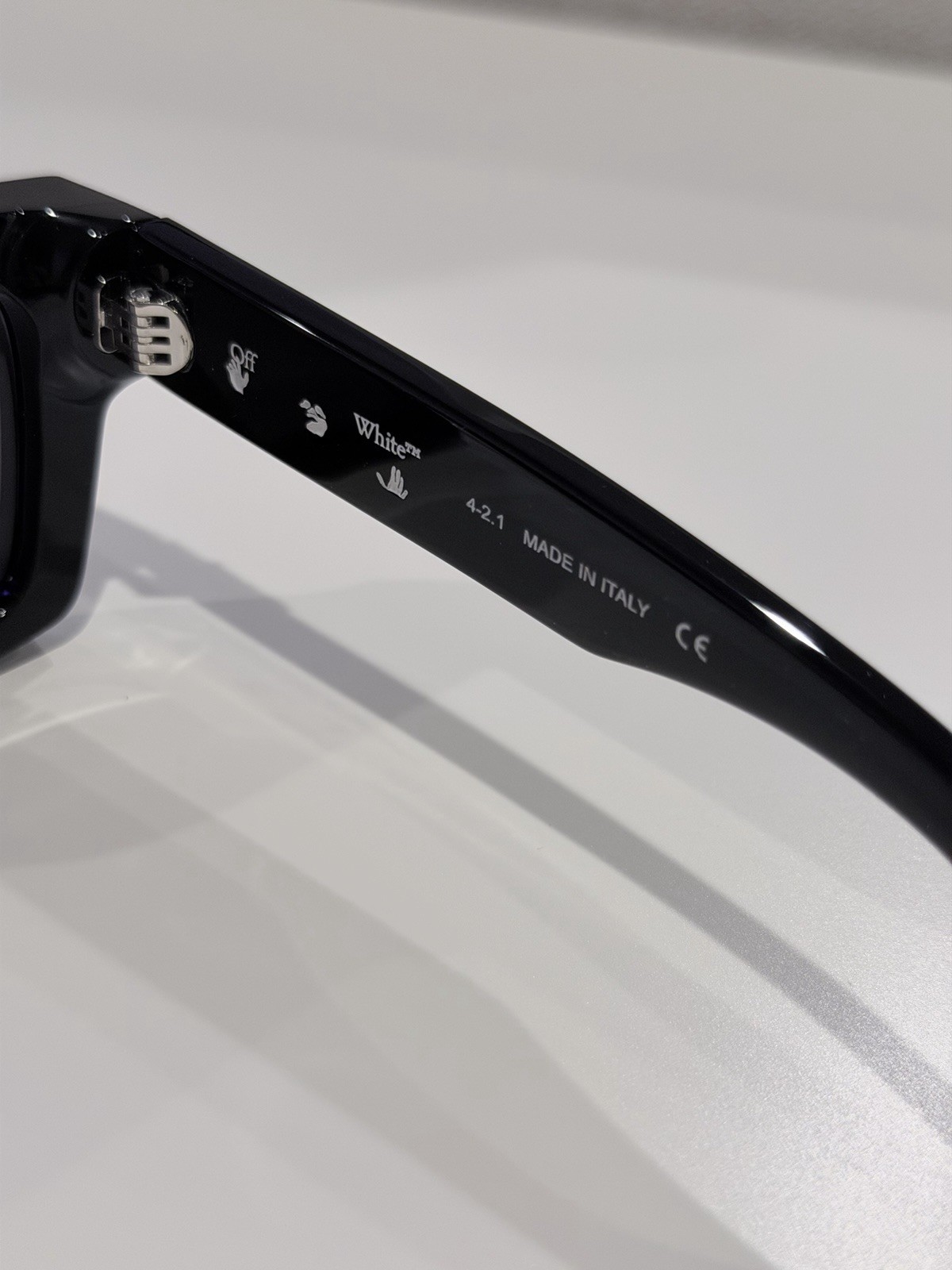 Off-White Virgil Sunglasses Black/Dark Grey OERI022S22PLA0011007
