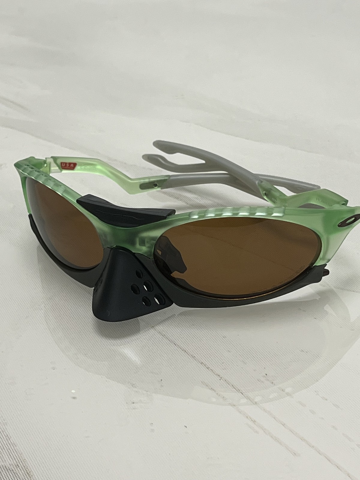 Oakley PLANTARIS Sunglasses OO9437-0363 Matte Transparent Fern W/ PRIZM Tungsten