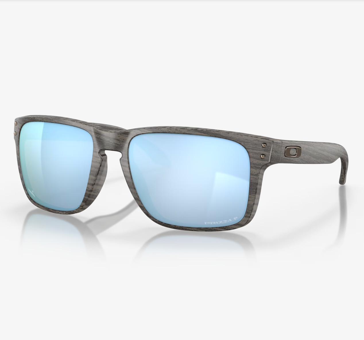 NEW Oakley Holbrook XL Woodgrain l Prizm Deep Water Polarized OO9417-19