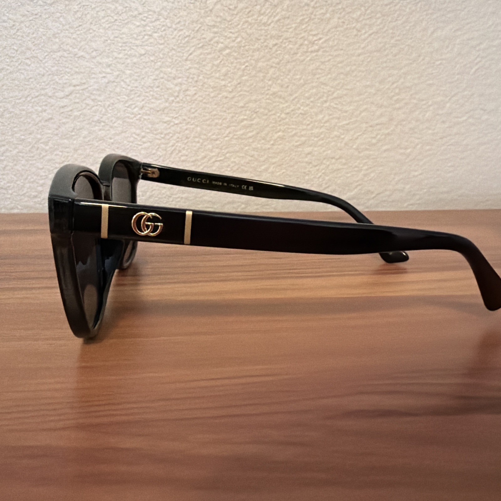 Gucci Men Sunglasses Black Grey Square GG0637SK 001 NEW