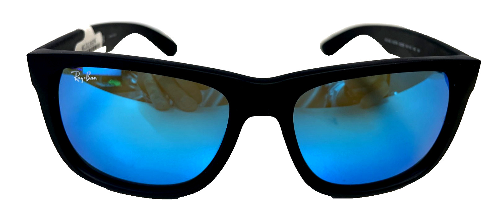 AUTHENTIC RAY BAN RB4165 622/55 BLACK/BLUE MIRROR LENS 55MM