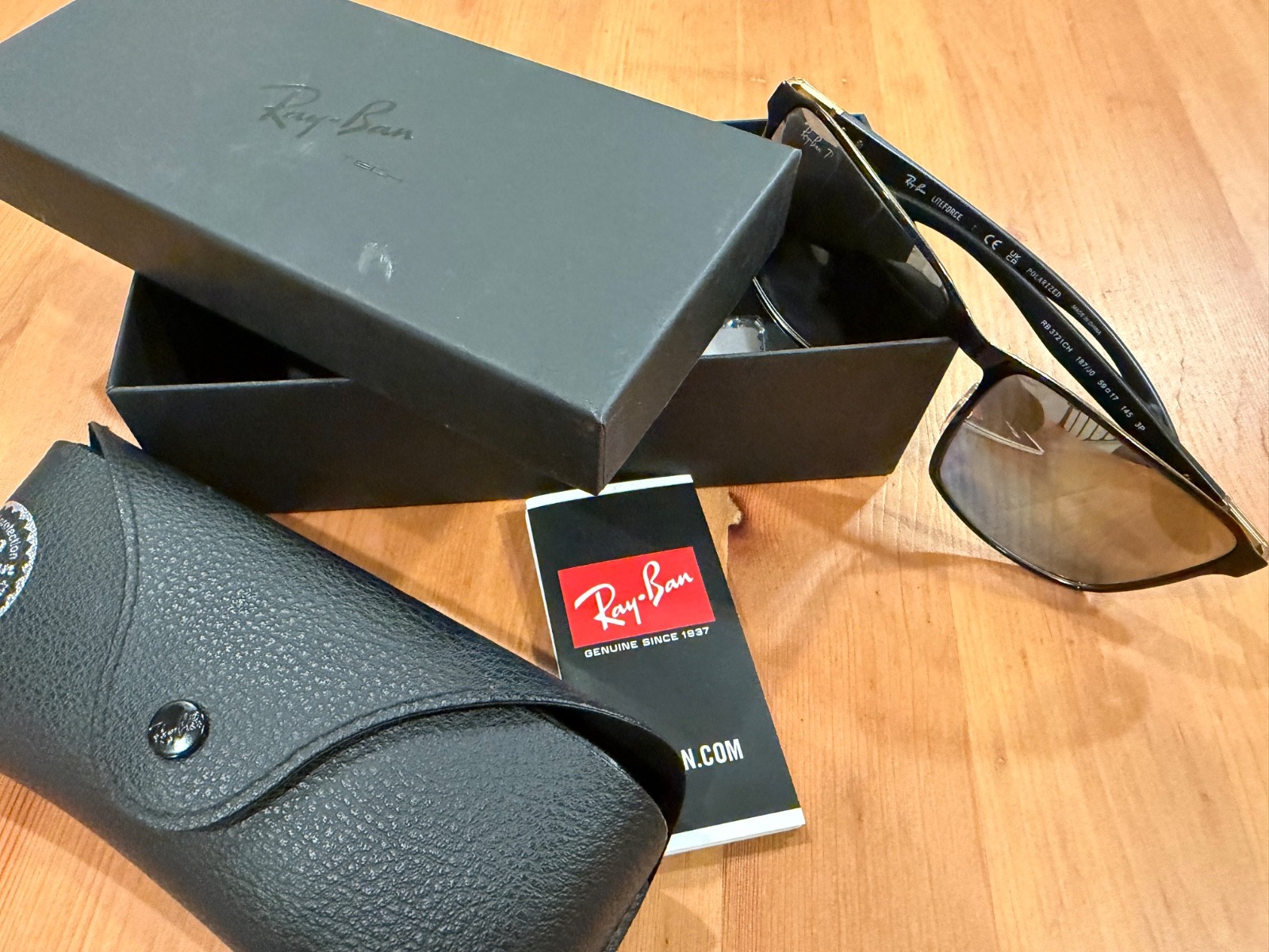 Ray-Ban Chromance RB3721CH Men’s Polarized Sunglasses