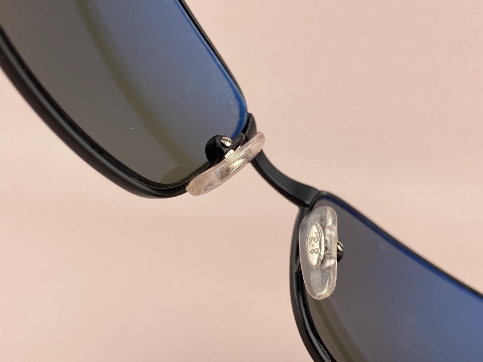 Ray Ban Sunglasses RB 3194 006/58 Black Metal Sports Wrap G15 Green Polarized