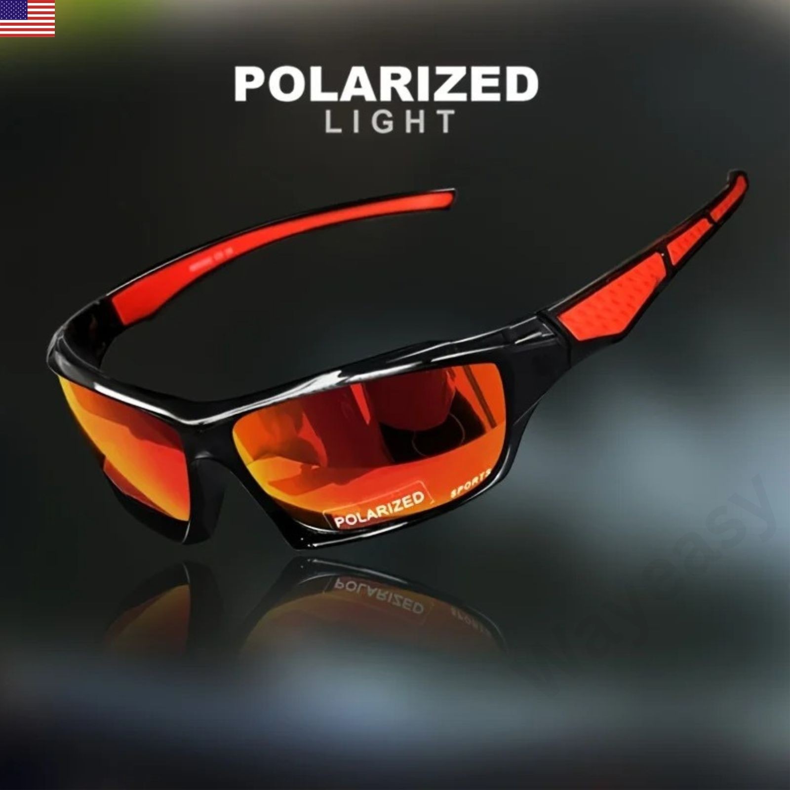 2025 Polarized Sports Sunglasses UV400 Fishing Cycling Driving Outdoor Men TAC