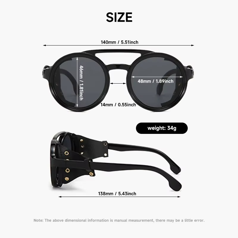 Glacier Sunglasses Goggles Leather Side Shields HD Smoke Yellow Blue Light Block