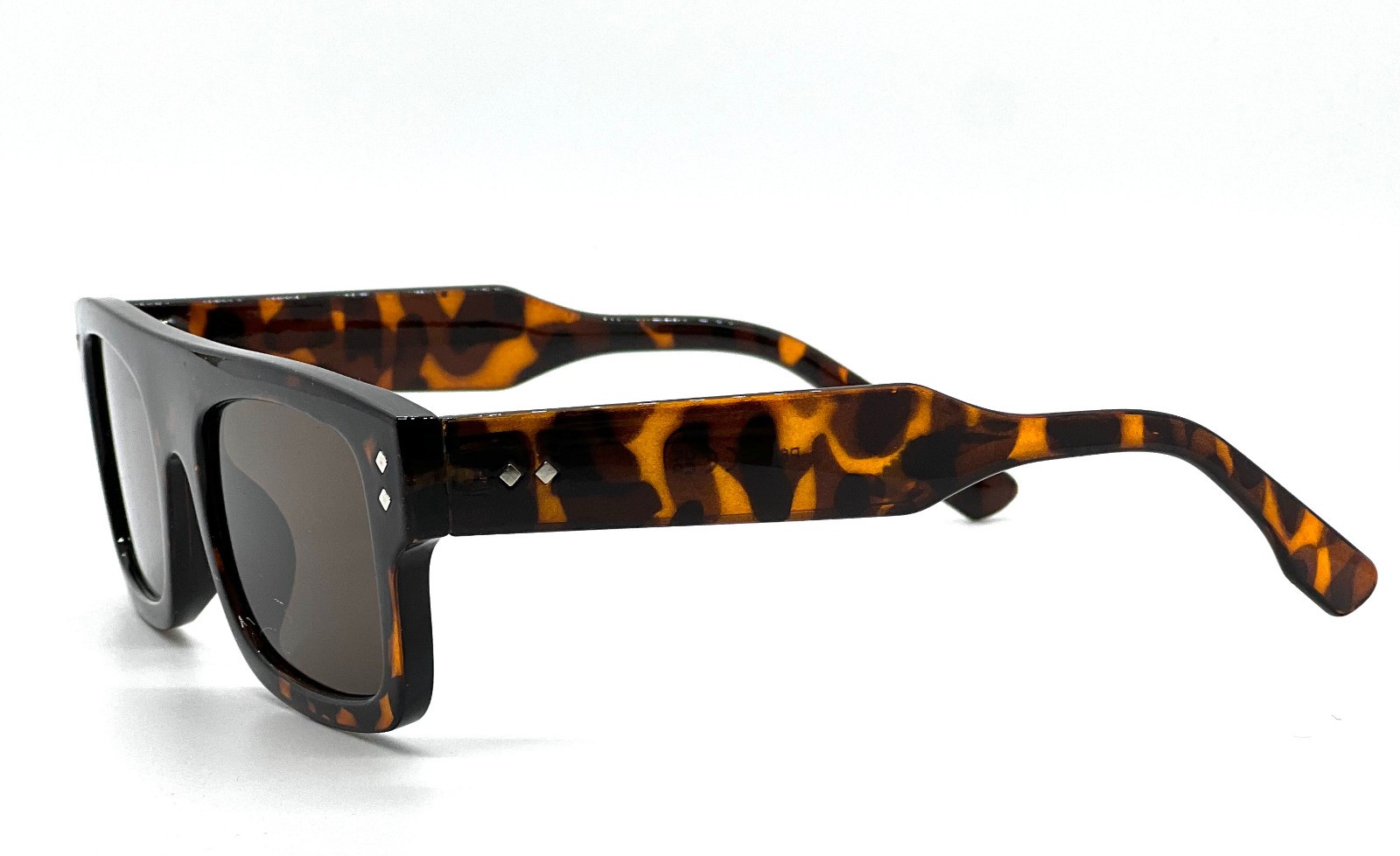 Square Cholo Sunglasses Super Dark OG LOC Gangster Style Black Rectangular Gafas