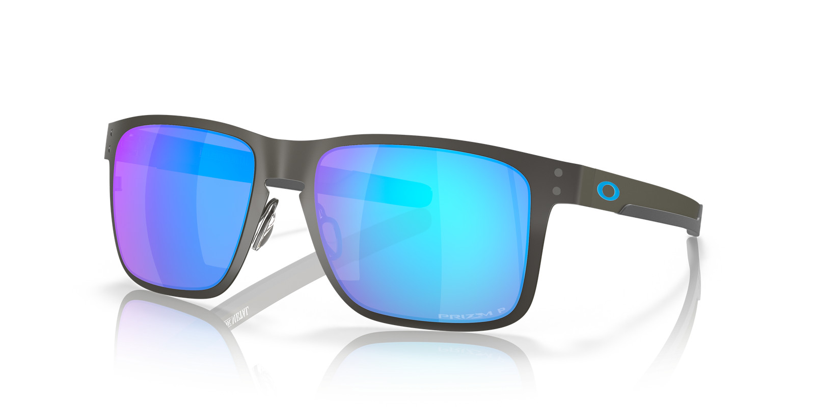 Oakley Holbrook Metal Matte Gunmetal Prizm Sapphire Polarized 55 mm Sunglasses
