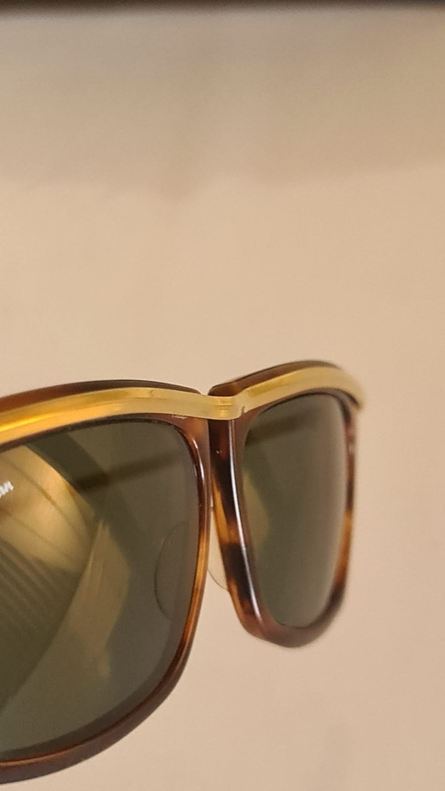 Vintage Ray-Ban B&L Olympian II L1005 Tortoise Gold G-15 USA Sunglasses & Case